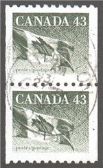 Canada Scott 1395 Used Pair